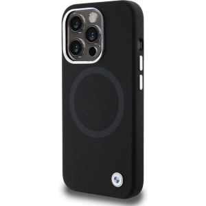 Kup Case BMW BMHMP15XSILBK2 Apple iPhone 15 Pro Max Signature Liquid Silicone MagSafe schwarz/black - BMW529 - {ean13} - Sklep Home Screen