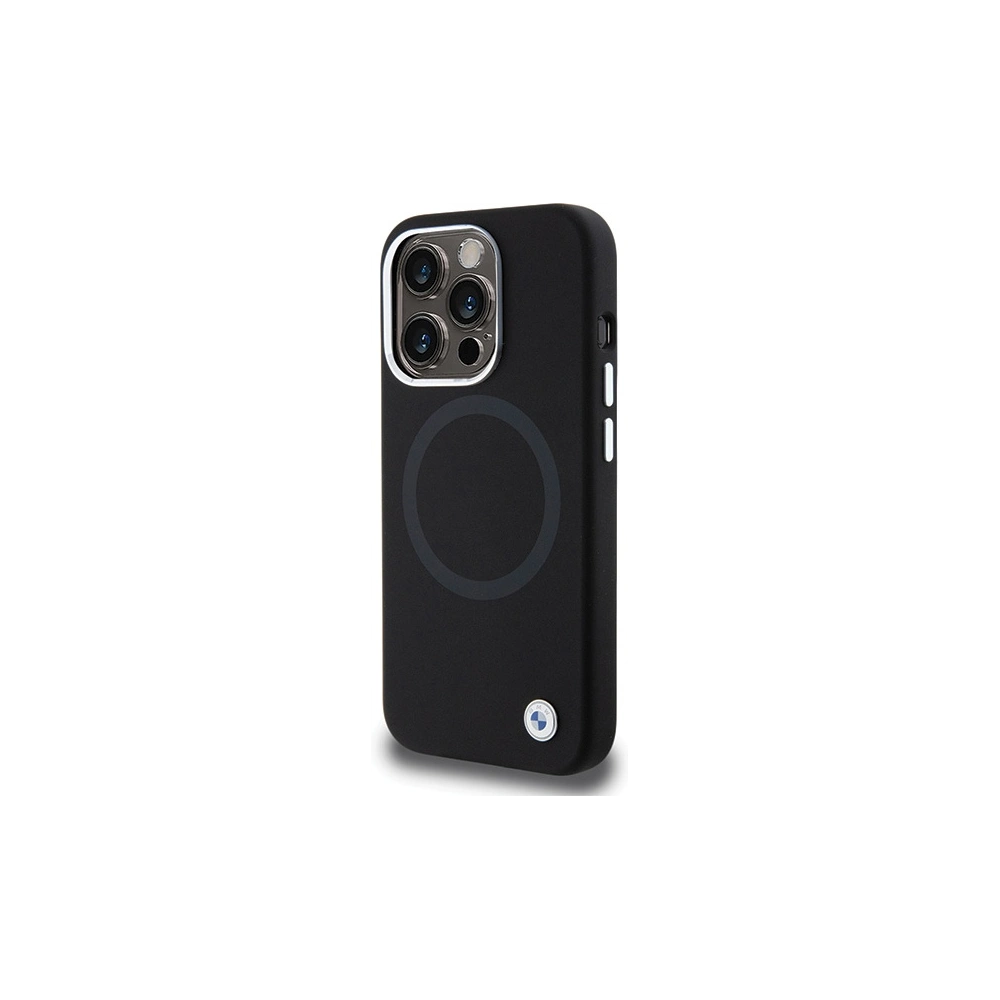 Etui BMW BMHMP15XSILBK2 Apple iPhone 15 Pro Max Signature Liquid Silicone MagSafe czarny/black