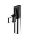 Buy Adapter Audio Baseus L41 USB-C to Mini Jack 3.5mm + USB-C Silver - BSU471SLV - {ean13} - Home Screen Store Europe