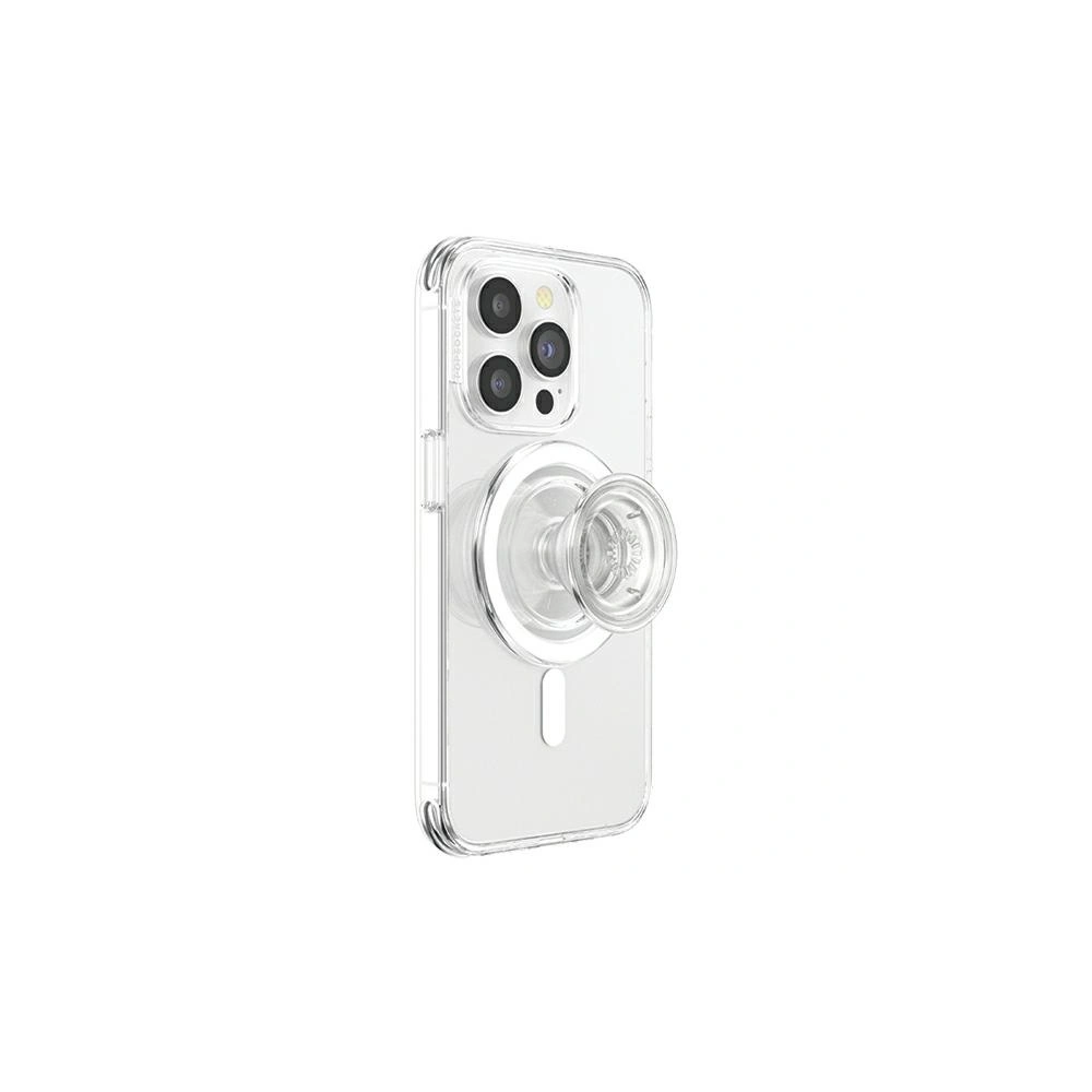 Uchwyt do telefonu POPSOCKETS PopGrip MagSafe 806827 przezroczysty/transparent