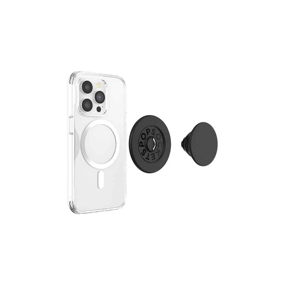 Uchwyt do telefonu POPSOCKETS PopGrip MagSafe 806828 czarny/black