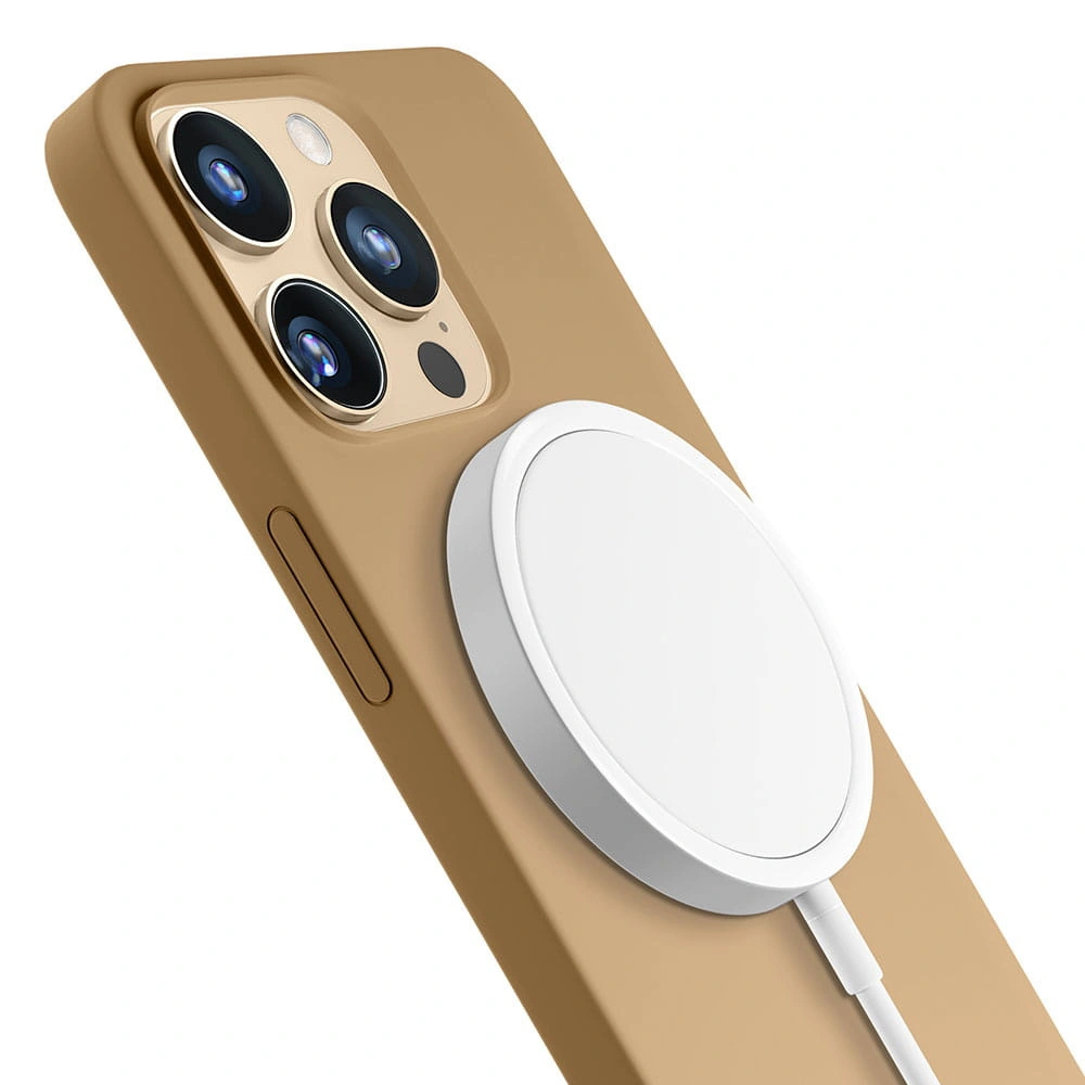 Etui 3MK Hardy Case Apple iPhone 15 Pro Max MagSafe ciemnozłoty/dark gold