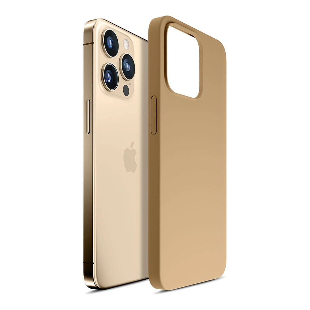 Etui 3MK Hardy Case Apple iPhone 15 Pro MagSafe ciemnozłoty/dark gold