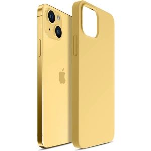 Etui 3MK Hardy Case Apple iPhone 15 Plus / 14 Plus MagSafe żółty/yellow