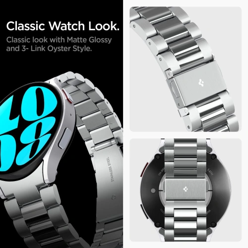 Kup Pasek Spigen Modern Fit Band Samsung Galaxy Watch 6 44mm Silver - SPN3191 - {ean13} - Sklep Home Screen