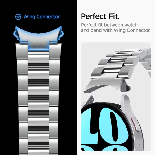 Kup Pánt Spigen Modern Fit Band Samsung Galaxy Watch 6 44mm Ezüst - SPN3191 - {ean13} - Sklep Home Screen