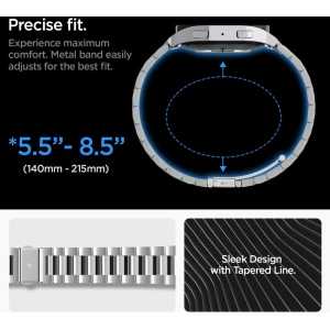 Kup Pasek Spigen Modern Fit Band Samsung Galaxy Watch 6 44mm Silver - SPN3191 - {ean13} - Sklep Home Screen