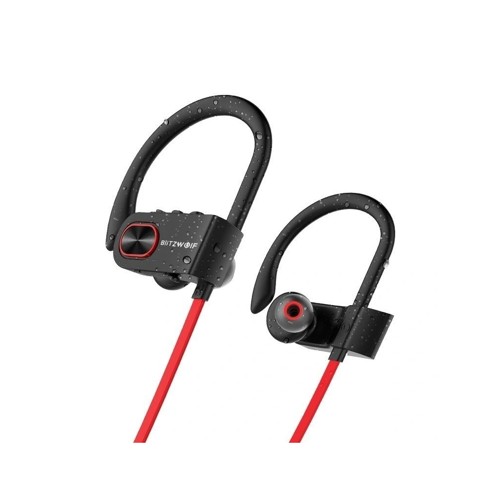 Słuchawki douszne bezprzewodowe sportowe BlitzWolf BW-BTS2 czerwone