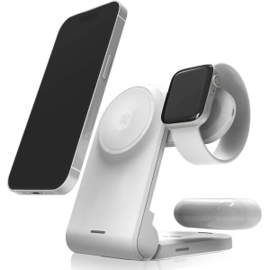 Buy STM ChargeTree MAG 3-in-1 MagSafe wireless charger (white) - STM61 - {ean13} - Home Screen Store Europe