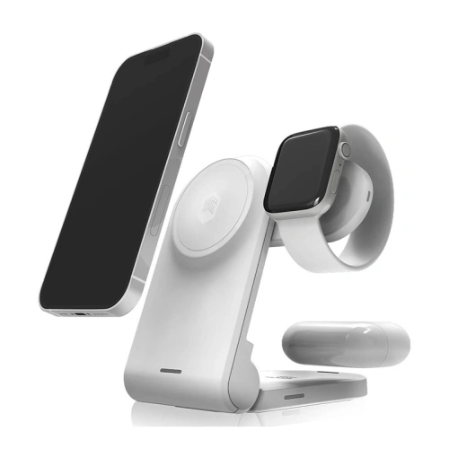 Kup STM Încărcător wireless ChargeTree MAG 3in1 MagSafe (alb) - STM61 - {ean13} - Sklep Home Screen