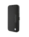 Kup Case BMW BMBKP15L22RDPK Apple iPhone 15 Pro Buchhülle Leder Texturiert & Streifen schwarz/black - BMW530 - {ean13} - Sklep Home Screen