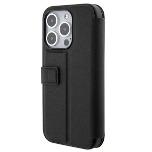 Etui BMW BMBKP15L22RDPK Apple iPhone 15 Pro bookcase Leather Textured & Stripe czarny/black