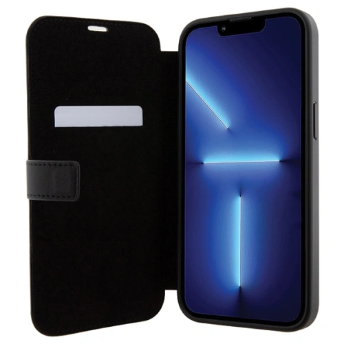 Buy BMW BMBKP15L22RDPK Apple iPhone 15 Pro bookcase Leather Textured & Stripe black - BMW530 - {ean13} - Home Screen Store Europe