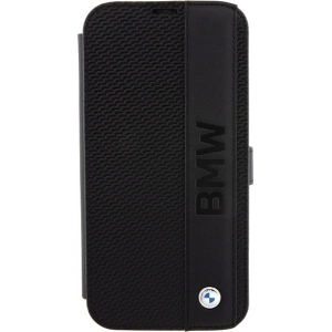 Kup Etui BMW BMBKP15X22RDPK Apple iPhone 15 Pro Max bookcase Leather Textured & Stripe czarny/black - BMW532 - {ean13} - Sklep Home Screen