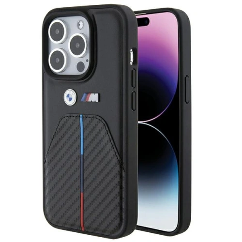 Kup Etui BMW BMHCP15L22NSTB Apple iPhone 15 Pro Stamped Tricolor Stripe černý/black - BMW534 - {ean13} - Sklep Home Screen