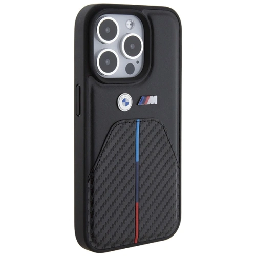 Kup Etui BMW BMHCP15L22NSTB Apple iPhone 15 Pro Stamped Tricolor Stripe černý/black - BMW534 - {ean13} - Sklep Home Screen