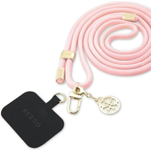 Kup Pasek Guess GUOUCNMG4EP Universal CBDY Cord Nylon 4G Metal Charm różowy/pink - GUE3004 - {ean13} - Sklep Home Screen