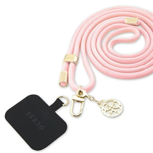 Kup Pasek Guess GUOUCNMG4EP Univerzální CBDY Cord Nylon 4G Metal Charm růžový/pink - GUE3004 - {ean13} - Sklep Home Screen