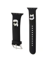 Kup Pasek Karl Lagerfeld KLAWLSLKCNK Apple Watch 4/5/6/7/SE/8/9/Ultra 44/45/49mm popruh 3D guma Karl&Choupette hlavy černý/black - KLD1768 - {ean13} - Sklep Home Screen
