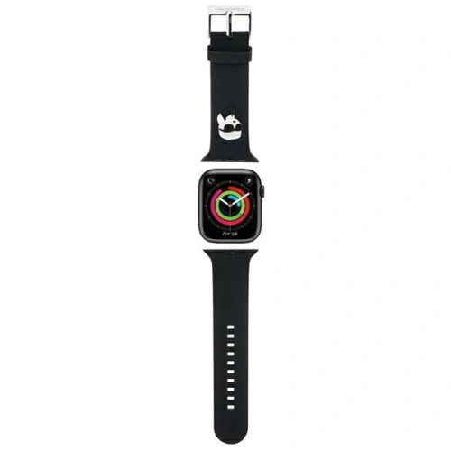 Kup Pasek Karl Lagerfeld KLAWLSLKNK Apple Watch 4/5/6/7/SE/8/9/Ultra 44/45/49mm popruh 3D guma Karl Head černý/black - KLD1770 - {ean13} - Sklep Home Screen