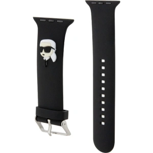 Kup Karl Lagerfeld KLAWLSLKNK Apple Watch 4/5/6/7/SE/8/9/Ultra 44/45/49mm Band 3D Gummi Karl Kopf schwarz/black - KLD1770 - {ean13} - Sklep Home Screen