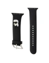 Kup Pasek Karl Lagerfeld KLAWLSLKNK Apple Watch 4/5/6/7/SE/8/9/Ultra 44/45/49mm popruh 3D guma Karl Head černý/black - KLD1770 - {ean13} - Sklep Home Screen