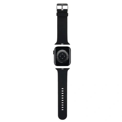 Kup Pasek Karl Lagerfeld KLAWMSLCNK Apple Watch 4/5/6/7/SE/8/9/10 40/41/42mm heveder 3D gumi Choupette fejek fekete/black - KLD1772 - {ean13} - Sklep Home Screen