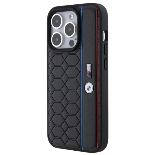 Kup Case BMW BMHCP15L22PGVK Apple iPhone 15 Pro Hardcase M Edition Hexo Pattern schwarz/black - BMW535 - {ean13} - Sklep Home Screen
