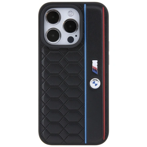 Kup Case BMW BMHCP15L22PGVK Apple iPhone 15 Pro Hardcase M Edition Hexo Pattern schwarz/black - BMW535 - {ean13} - Sklep Home Screen