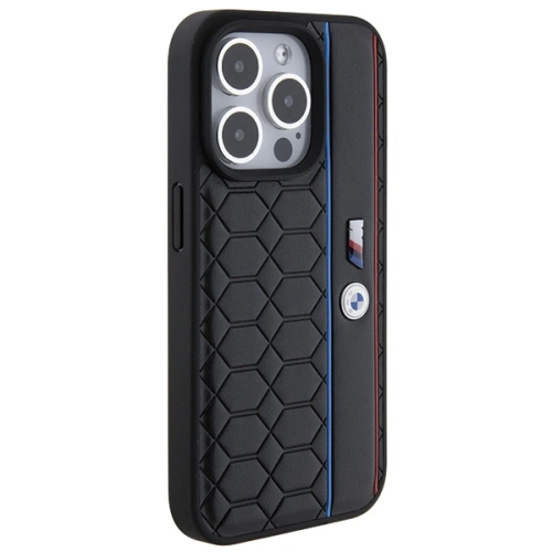 Kup Case BMW BMHCP15L22PGVK Apple iPhone 15 Pro Hardcase M Edition Hexo Pattern schwarz/black - BMW535 - {ean13} - Sklep Home Screen