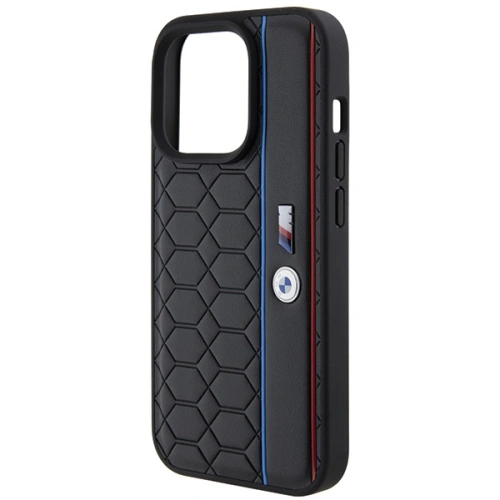 Kup Case BMW BMHCP15L22PGVK Apple iPhone 15 Pro Hardcase M Edition Hexo Pattern schwarz/black - BMW535 - {ean13} - Sklep Home Screen