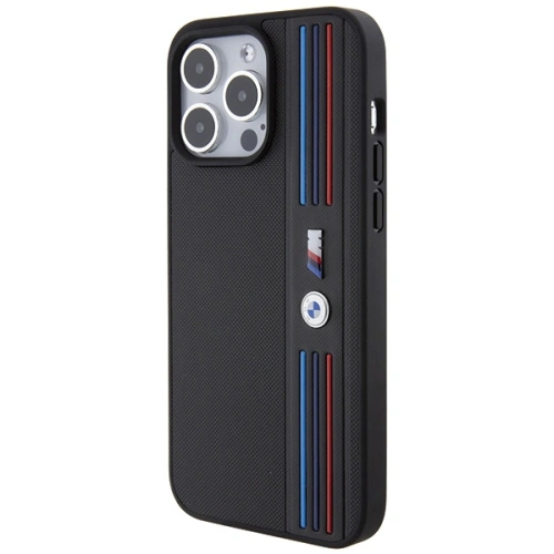 Kup BMW Apple Carcasă BMHCP15L22PPMK iPhone 15 Pro Tricolor M Collection negru/negru - BMW537 - {ean13} - Sklep Home Screen