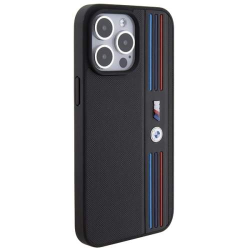 Kup BMW Apple Carcasă BMHCP15L22PPMK iPhone 15 Pro Tricolor M Collection negru/negru - BMW537 - {ean13} - Sklep Home Screen