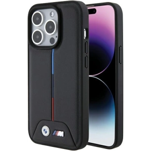 Etui BMW BMHCP15L22PVTK Apple iPhone 15 Pro hardcase Quilted Tricolor czarny/black