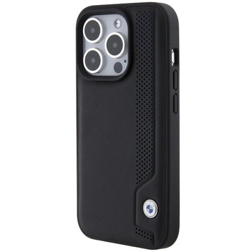 Kup Case BMW BMHCP15L22RBDK Apple iPhone 15 Pro Hardcase Leder Blaue Punkte schwarz/black - BMW539 - {ean13} - Sklep Home Screen