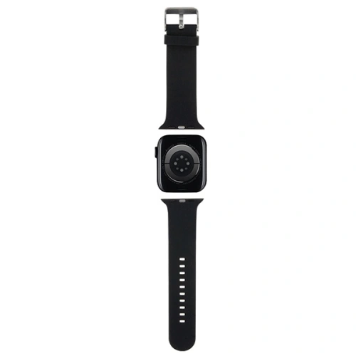 Kup Pasek Karl Lagerfeld KLAWMSLKCNK Apple Watch 4/5/6/7/SE/8/9/10 40/41/42mm szíj 3D Gumi Karl&Choupette Fejek fekete/black - KLD1773 - {ean13} - Sklep Home Screen