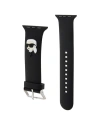 Kup Karl Lagerfeld KLAWMSLKNK Apple Watch 4/5/6/7/SE/8/9/10 40/41/42mm Gurt 3D Gummi Karl Kopf schwarz/black - KLD1775 - {ean13} - Sklep Home Screen