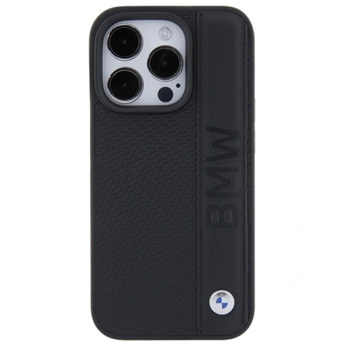 Kup Case BMW BMHCP15L22RDPK Apple iPhone 15 Pro Hartschale Leder Texturiert & Streifen schwarz/black - BMW540 - {ean13} - Sklep Home Screen