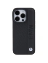 Buy BMW BMHCP15L22RDPK Apple iPhone 15 Pro hardcase Leather Textured & Stripe black - BMW540 - {ean13} - Home Screen Store Europe