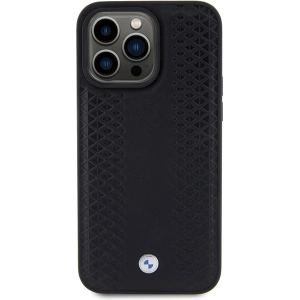 Etui BMW BMHCP15L22RFGK Apple iPhone 15 Pro Leather Diamond Pattern czarny/black