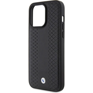 Etui BMW BMHCP15L22RFGK Apple iPhone 15 Pro Leather Diamond Pattern czarny/black