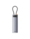 Adapter 11w1 Baseus StarJoy Metal Glam Series Hub USB-C / HDMI, VGA, 3xUSB-A 3.0, USB-A 2.0, USB-C PD, RJ45, SD/TF, 3,5mm