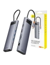 Kup Adapter 11w1 Baseus StarJoy Metal Glam sorozat hub USB-C / HDMI, VGA, 3xUSB-A 3.0, USB-A 2.0, USB-C PD, RJ45, SD/TF, 3,5mm - BSU4767 - {ean13} - Sklep Home Screen