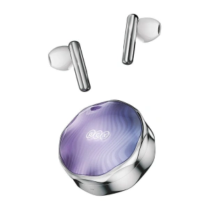 Drahtlose TWS-Kopfhörer QCY T21 Bluetooth 5.3 (silber)