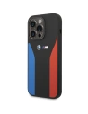 Kup Etui BMW BMHCP15L22SCSK Apple iPhone 15 Pro Silicone Blue&Red Stripes M Collection czarny/black - BMW545 - {ean13} - Sklep Home Screen