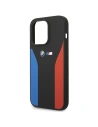 Kup Etui BMW BMHCP15L22SCSK Apple iPhone 15 Pro szilikon kék&piros csíkos M Collection fekete - BMW545 - {ean13} - Sklep Home Screen