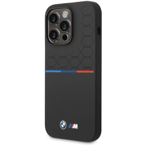 Kup Etui BMW BMHCP15L22SMPK Apple iPhone 15 Pro Silicone Pattern czarny/black - BMW546 - {ean13} - Sklep Home Screen