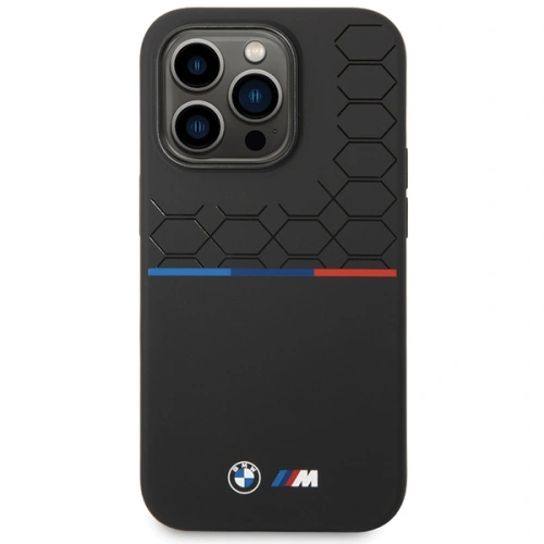 Kup Etui BMW BMHCP15L22SMPK Apple iPhone 15 Pro Silicone Pattern czarny/black - BMW546 - {ean13} - Sklep Home Screen