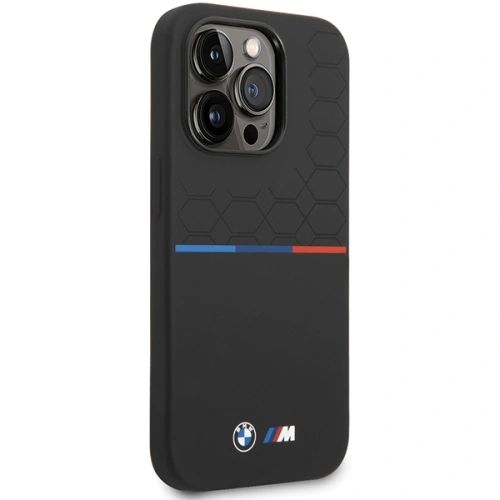 Kup Etui BMW BMHCP15L22SMPK Apple iPhone 15 Pro Silicone Pattern czarny/black - BMW546 - {ean13} - Sklep Home Screen