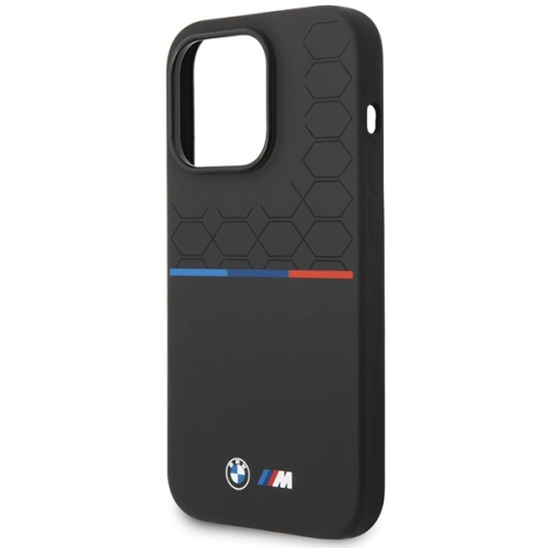 Kup Etui BMW BMHCP15L22SMPK Apple iPhone 15 Pro Silicone Pattern czarny/black - BMW546 - {ean13} - Sklep Home Screen